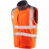 LEO BW02 Halsinger - Hi-Vis Ecoviz Performance+ Bodywarmer — Orange