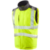 LEO BW02 Halsinger - Hi-Vis Ecoviz Performance+ Bodywarmer — Yellow