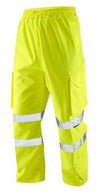 LEO L01 Appledore - Hi-Vis Ecoviz 4K Cargo Overtrouser — Yellow