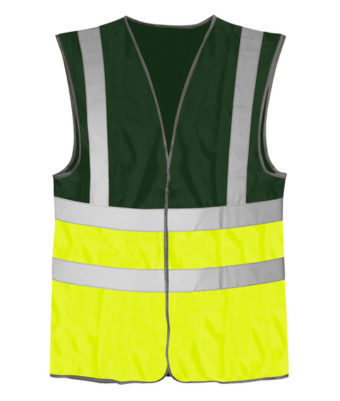 Orbit HVW03TT - Hi-Vis Two Tone Waistcoat — Green/Yellow