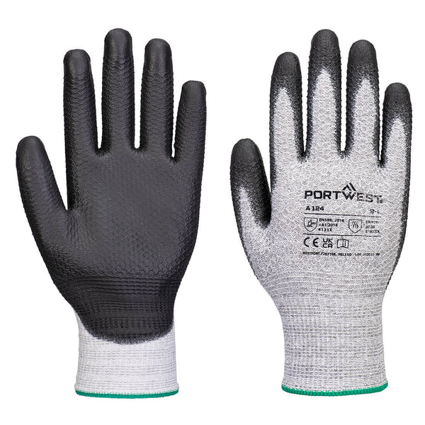 Portwest A124 - Grip 13 PU Diamond Knit Glove (Pk12)