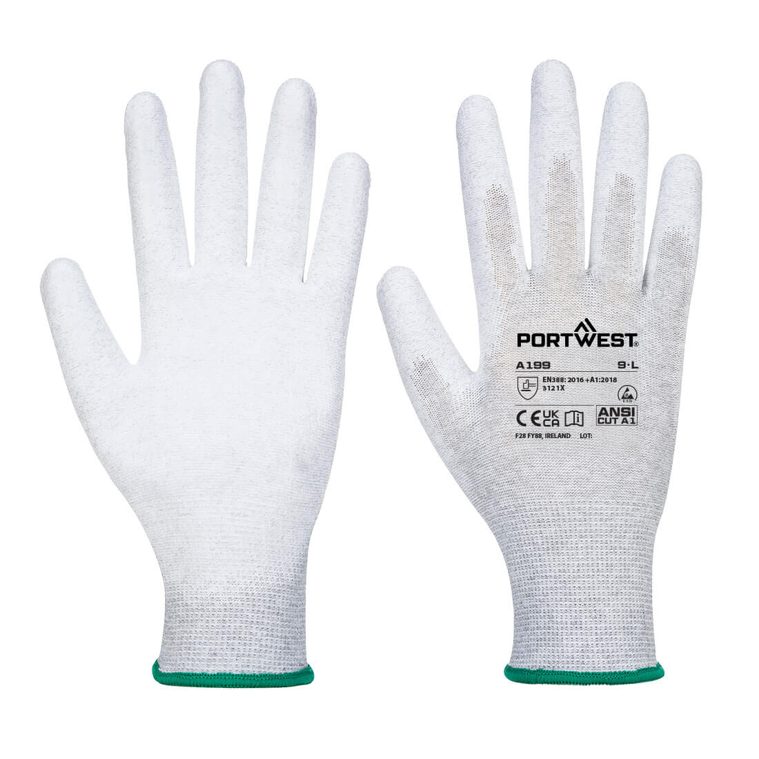 Portwest A199 - Antistatic PU Palm Glove