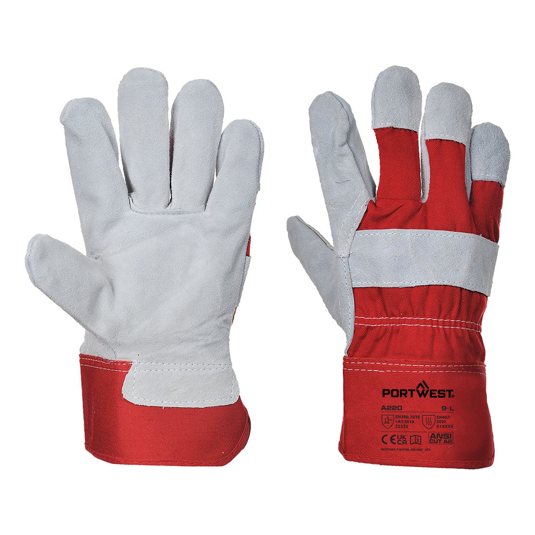 Portwest A220 - Premium Chrome Rigger Glove