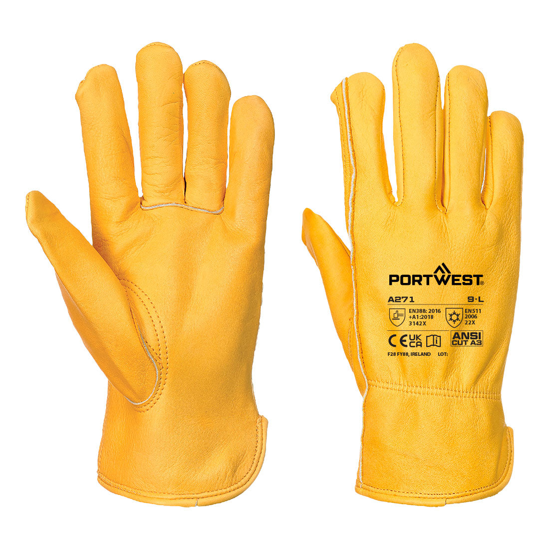 Portwest A271 - Lined Driver Glove