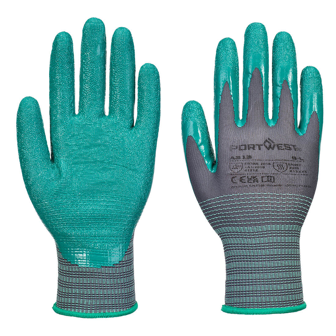 Portwest  A313 - Grip 15 Nitrile Crinkle Glove (Pk12)