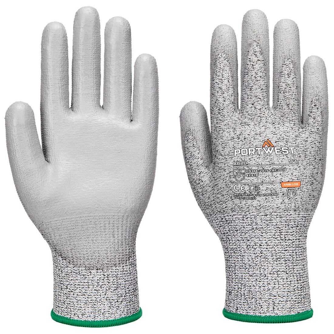 Portwest A620 - LR Cut PU Palm Glove