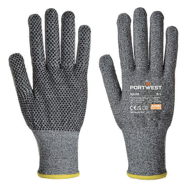 Portwest A640 - Cut D13 PVC Dot Glove