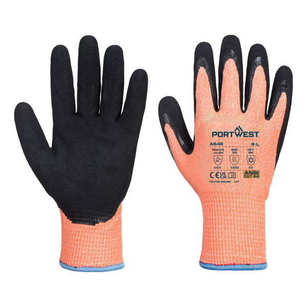 Portwest A646 - Vis-Tex Winter Cut D13 Nitrile Glove