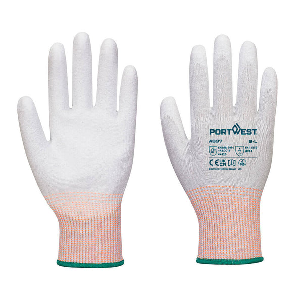 Portwest A697 - LR13 ESD PU Palm Glove (Pk12)