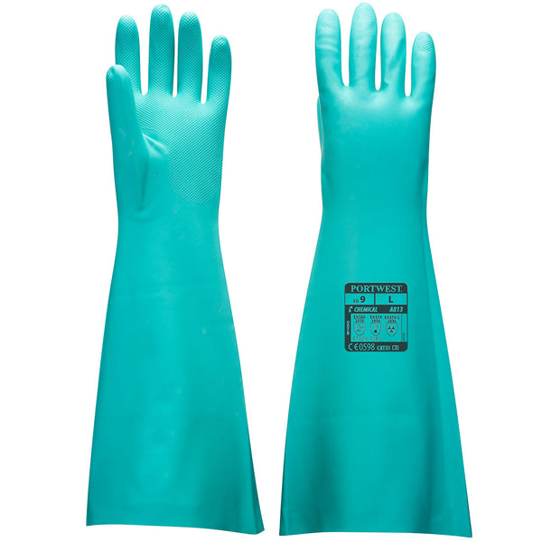 Portwest A813 - Extended Length Nitrile Gauntlet