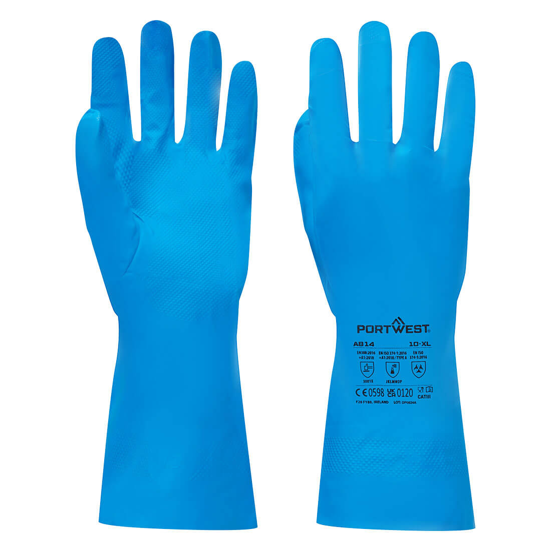 Portwest A814 - Food Approved Nitrile Gauntlet