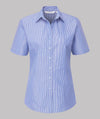 Disley Ailish — Dark Blue/White Stripe — Short Sleeve