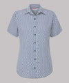 Disley Ava — Navy Leaves — Short Sleeve