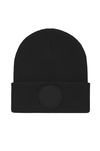 Uneek UC412 - Circular Patch Beanie – Black