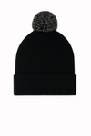 Uneek UC413 - Pom Pom Beanie – Black/Graphite Grey