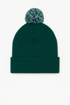 Uneek UC413 - Pom Pom Beanie – Bottle Green/Off White