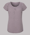 Disley Catriona — Aubergine Petals — Short Sleeve