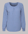 Disley Catriona — Cobalt Petals — Long Sleeve