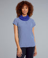 Disley Catriona — Cobalt Petals — Short Sleeve