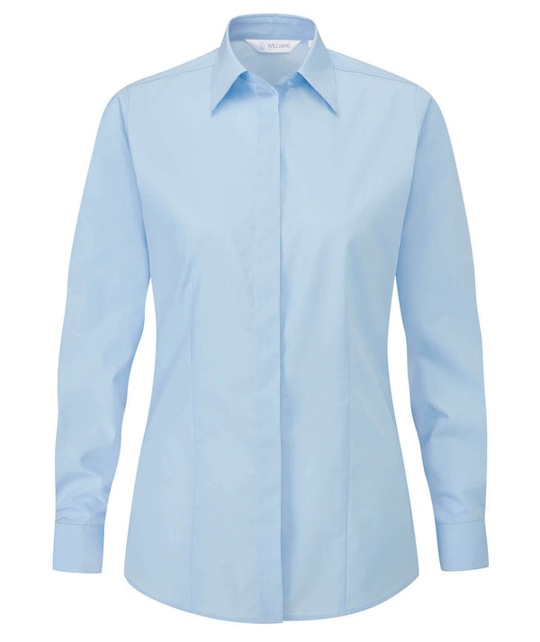 Disley Classic Fly Front — Blue — Long Sleeve