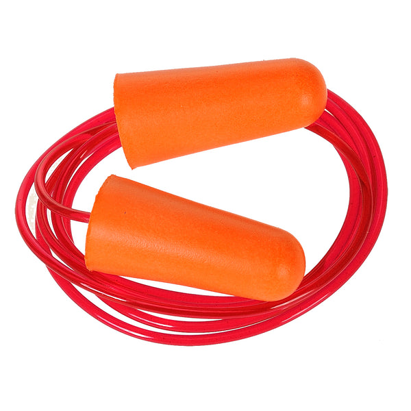 Portwest EP08 - Corded PU Foam Ear Plugs (200 pairs) SNR33