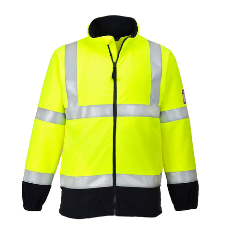 Flame Resistant Anti-Static HiVis Fleece