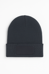 Uneek UC411 - Rectangular Patch Beanie – Graphite Grey