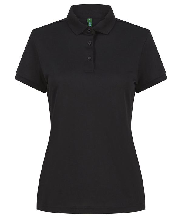 Henbury HB466 Women’s recycled polyester polo shirt