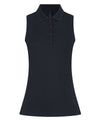 Henbury HB477 Women’s sleeveless Coolplus® polo shirt
