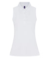 Henbury HB477 Women’s sleeveless Coolplus® polo shirt