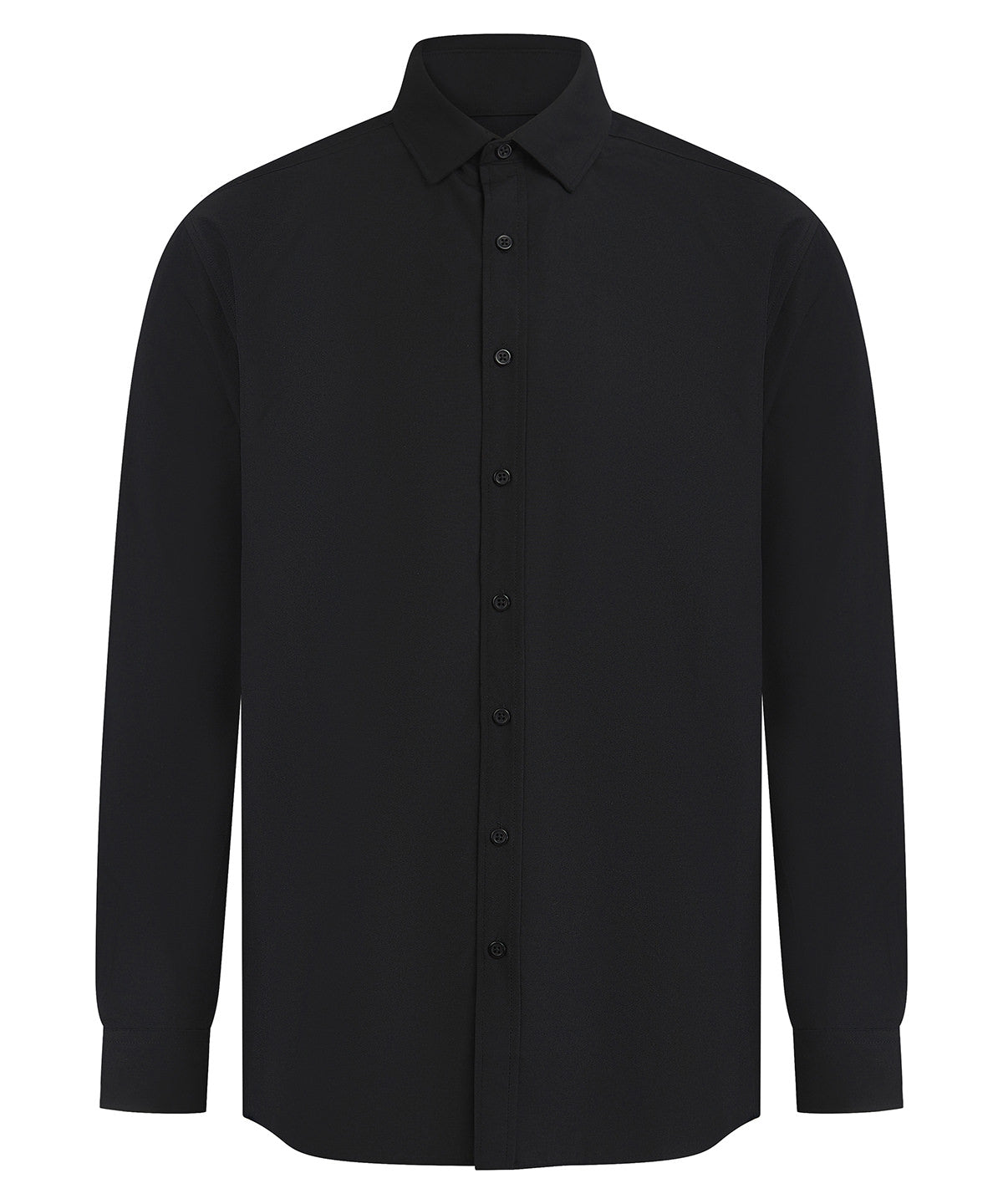 Henbury HB582 Long sleeve ‘cotton-feel’ Coolplus® shirt