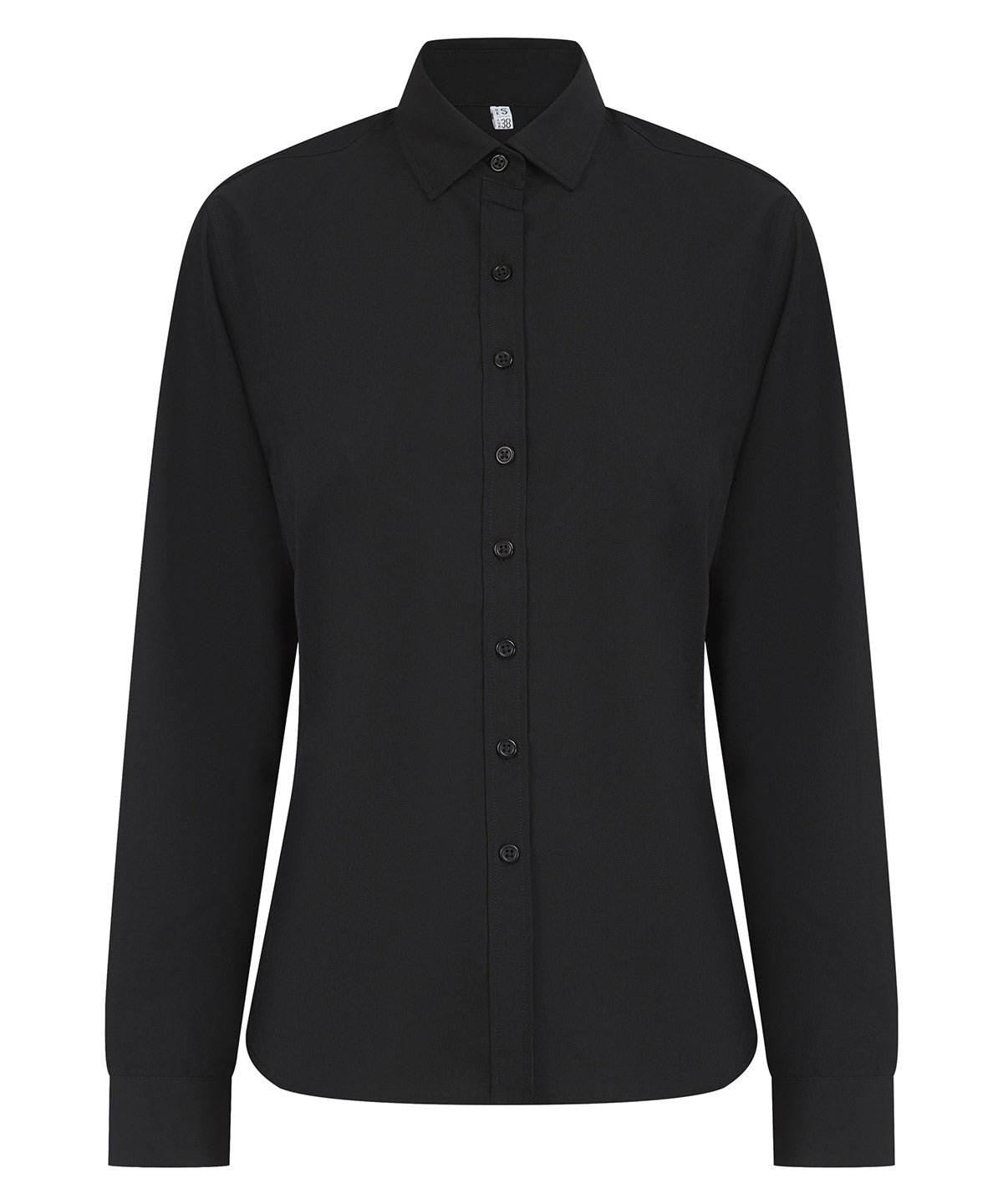 Henbury HB583 Women’s long sleeve ‘cotton-feel’ Coolplus® shirt
