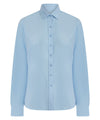 Henbury HB583 Women’s long sleeve ‘cotton-feel’ Coolplus® shirt