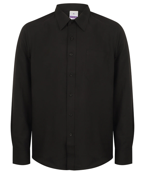 Henbury HB590 Wicking antibacterial long sleeve shirt
