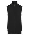 Henbury HB711 Sleeveless zip-through jumper