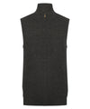 Henbury HB711 Sleeveless zip-through jumper