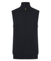 Henbury HB711 Sleeveless zip-through jumper