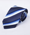 Disley Ties — Blue/White Stripe