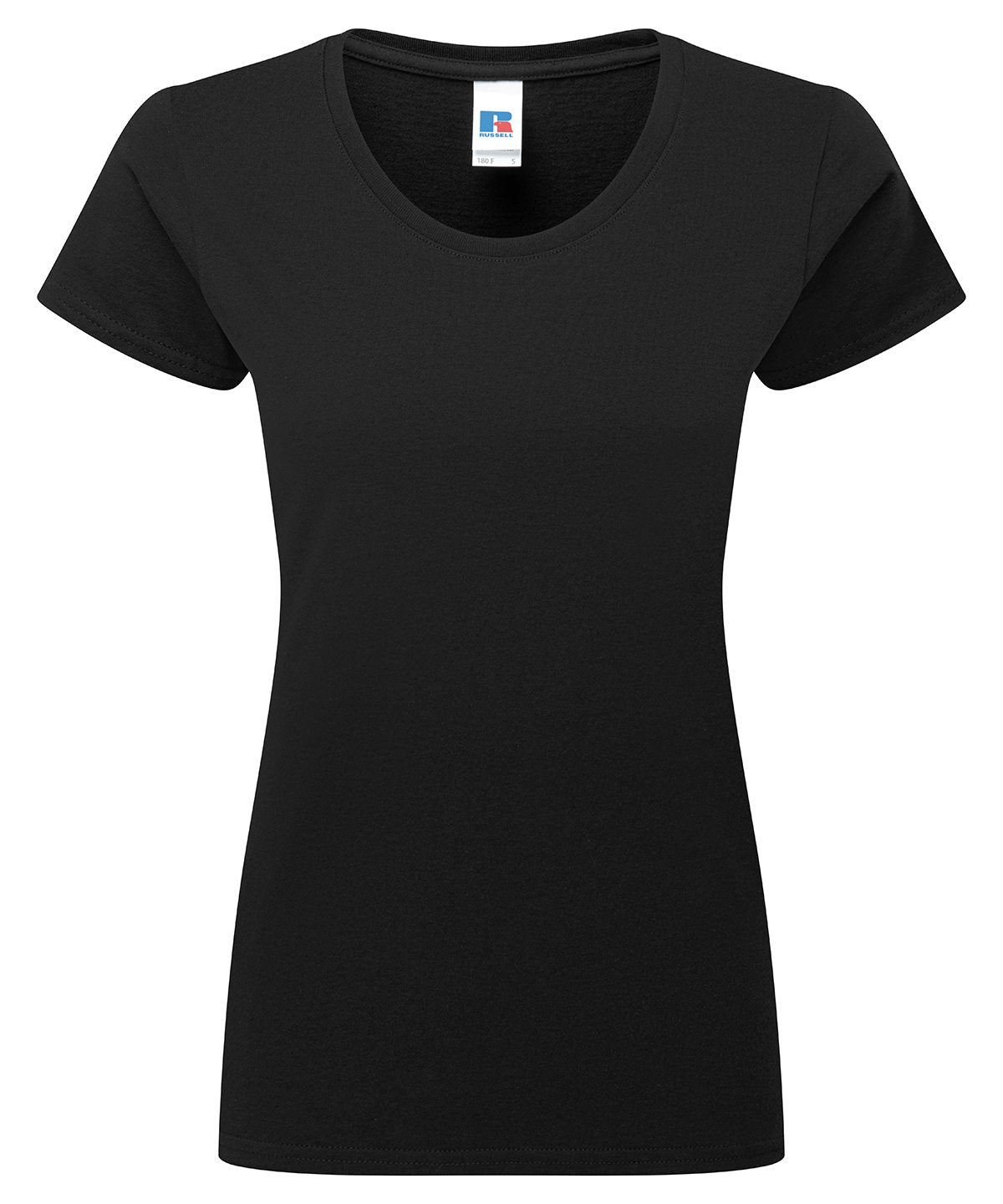 Russell J180F Women’s authentic classic t-shirt — Black