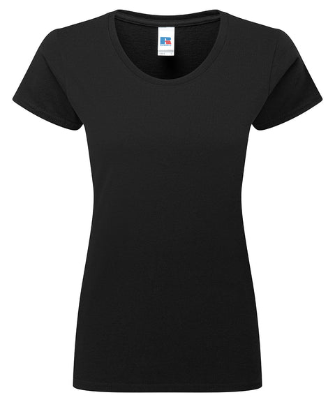 Russell J180F Women’s authentic classic t-shirt — Black