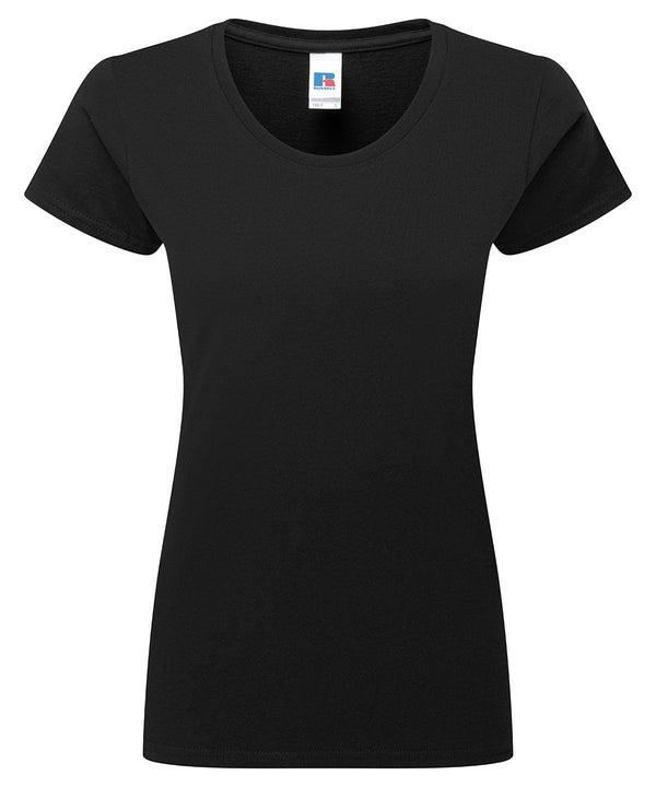 Russell J180F Women’s authentic classic t-shirt — Black