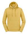 Russell J265M Authentic hooded sweatshirt — Mustard Yellow