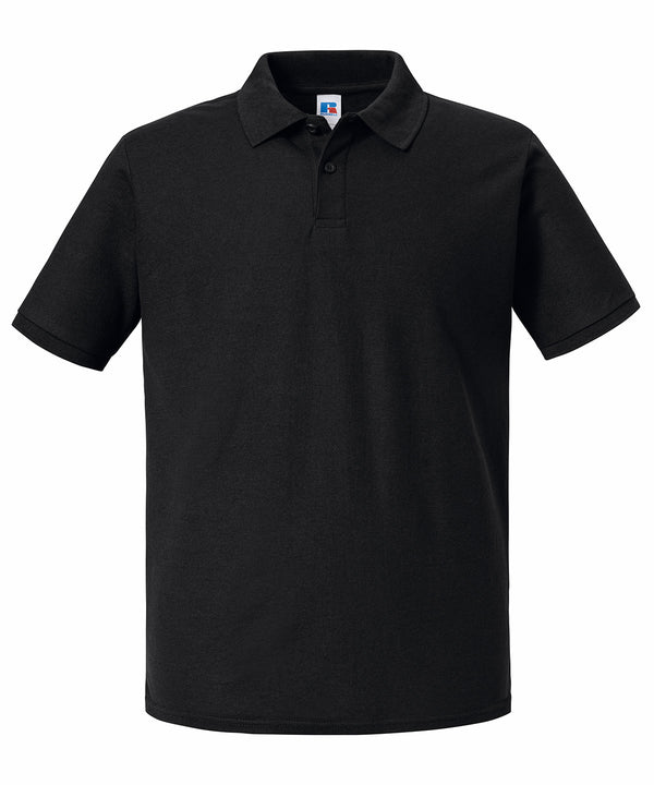 Russell J570M Authentic eco polo — Black