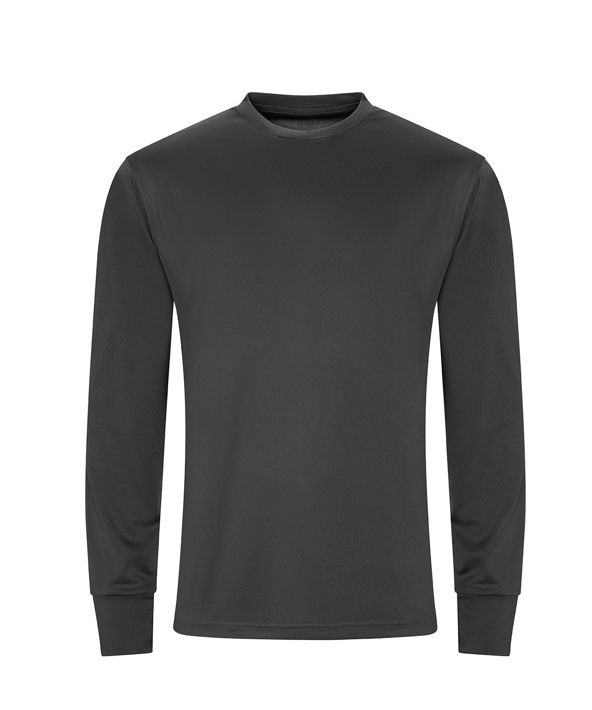 AWDis JC023 Long sleeve active T - Charcoal