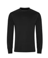 AWDis JC023 Long sleeve active T - Jet Black