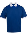 AWDis JC442 Retro sports jersey - Dark Royal/White