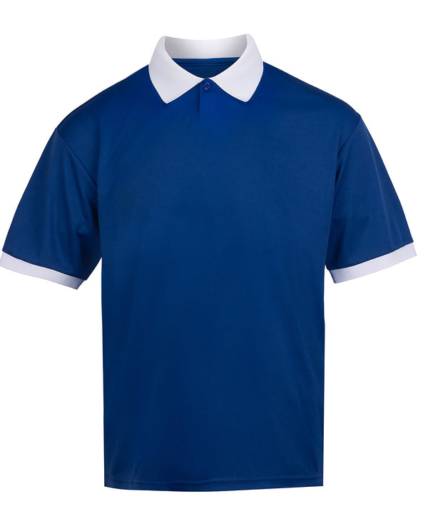 AWDis JC442 Retro sports jersey - Dark Royal/White