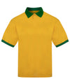 AWDis JC442 Retro sports jersey - Yellow/Green