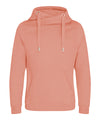 AWDis JH021 Cross neck hoodie - Dusty Pink
