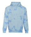 AWDis JH022 Tie dye hoodie - Blue Cloud